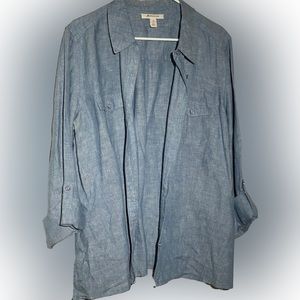 JM Blue Jean Button Shirt